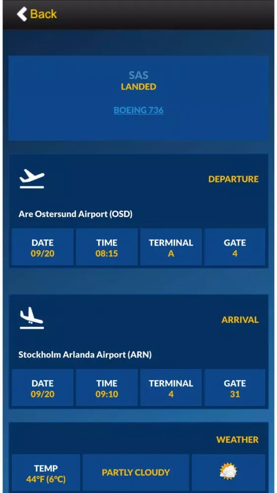 Airport Board : Live flight info and tracker Screenshots