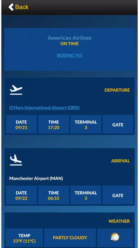 Airport Board : Live flight info and tracker Screenshots