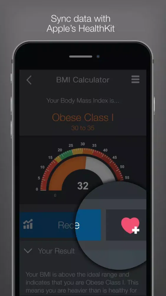 BMI (Body Mass Index) Calculator – calculate your healthy weight for your diet or training स्क्रीनशॉट