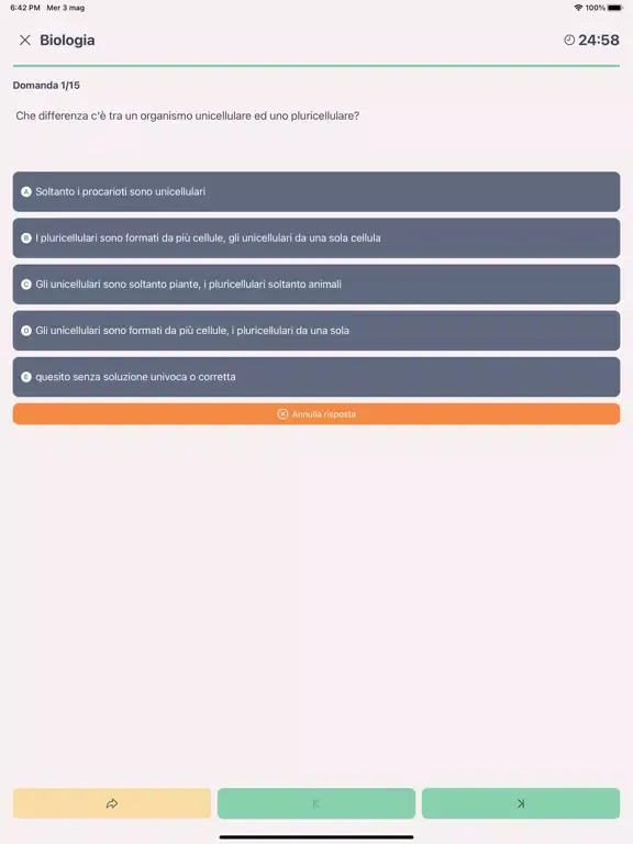 Capturas de pantalla de MedQuiz - TOLC Medicina iPad 