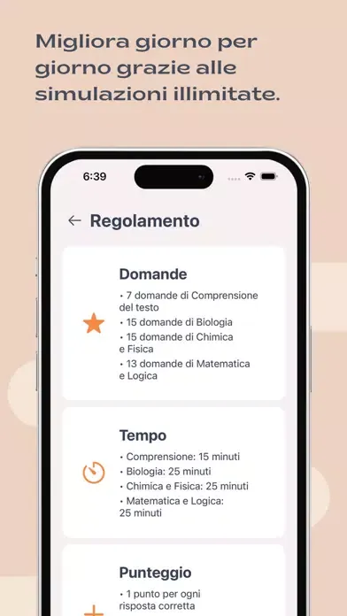 Capturas de pantalla de MedQuiz - TOLC Medicina