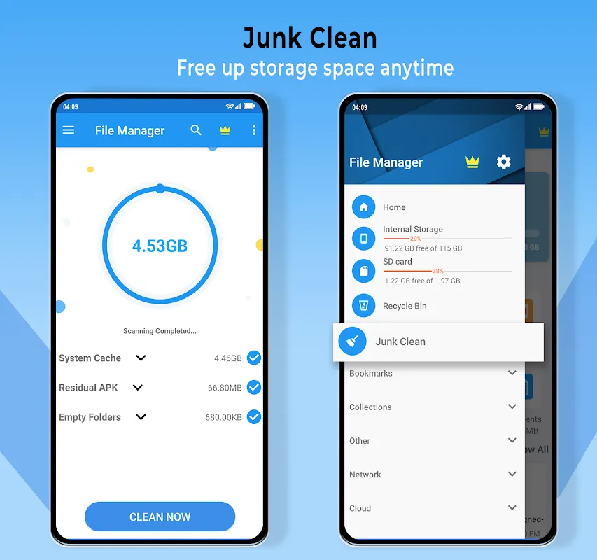 Tangkapan layar ESx File Manager