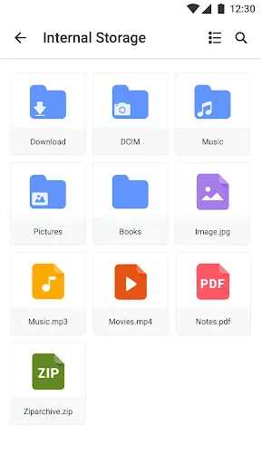 Zrzuty ekranu File Manager