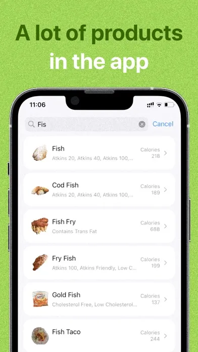 Ảnh chụp màn hình của Calorie Tracker - meal counter