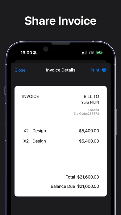 Invoice Maker - Share Invoices应用截图