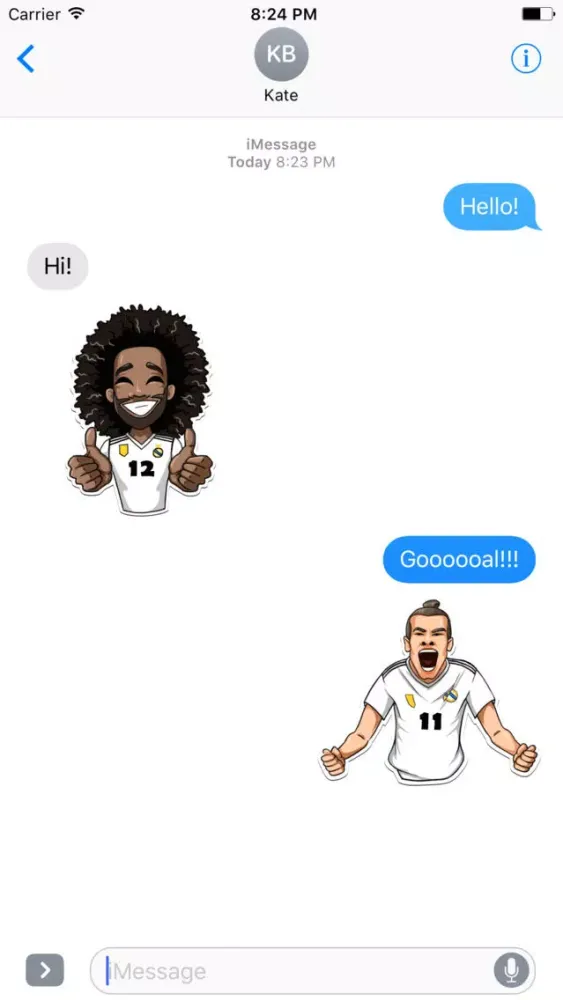 Real Madrid Stickers應用截圖