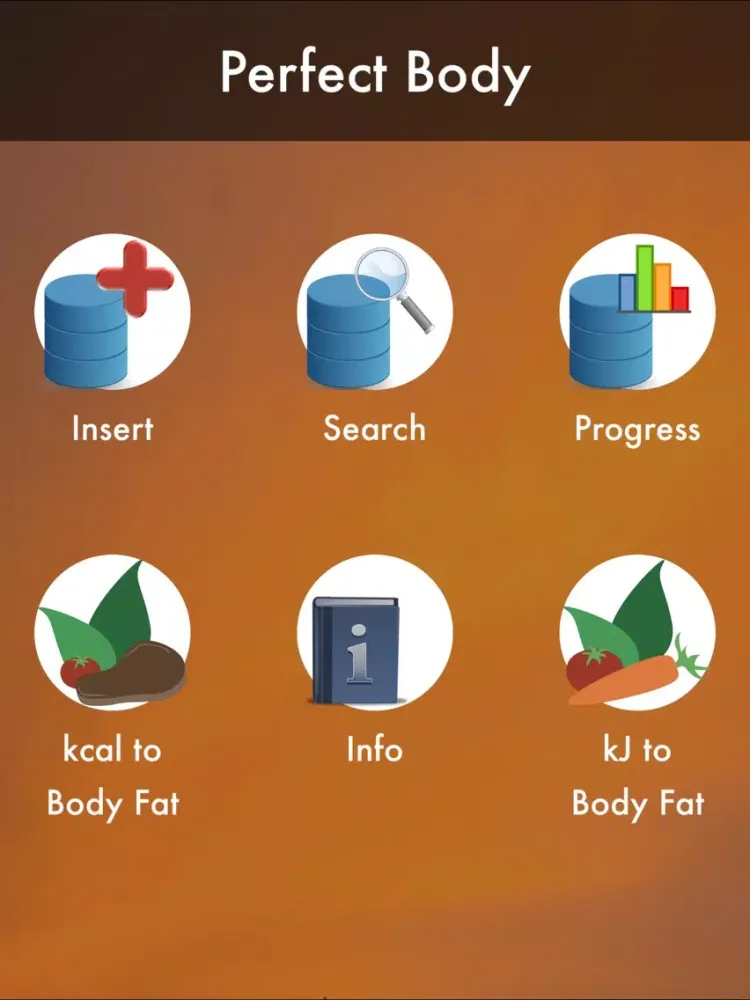 Perfect Body : Fat Calculator & Body Database - Diet and Workout iPad  Screenshots