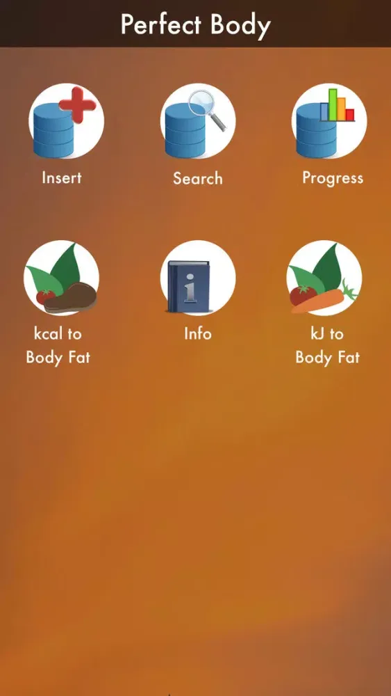 Perfect Body : Fat Calculator & Body Database - Diet and Workout Screenshots