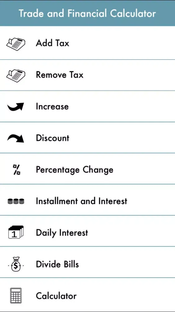 Trade and Financial Calculator স্ক্রিনশট