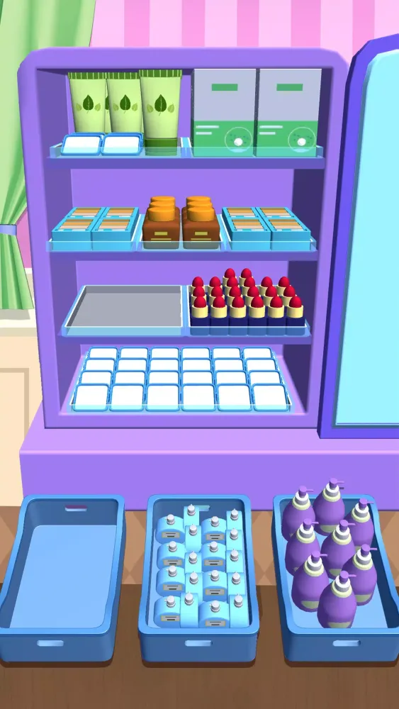 Capturas de tela do Fill Up Fridge