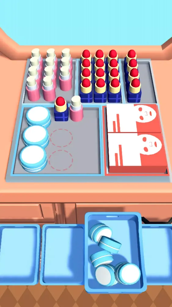 Capturas de tela do Fill Up Fridge