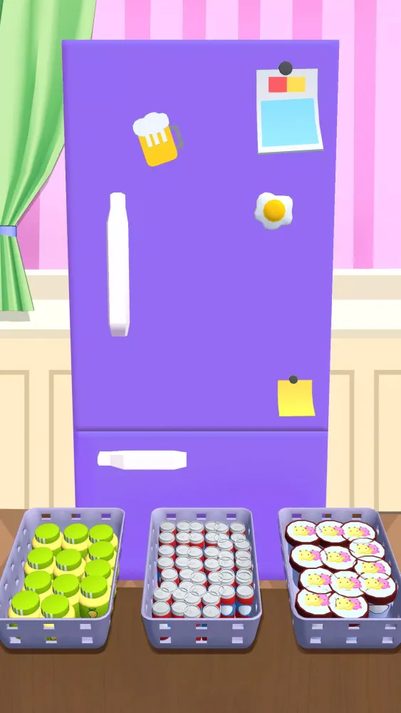 Capturas de tela do Fill Up Fridge