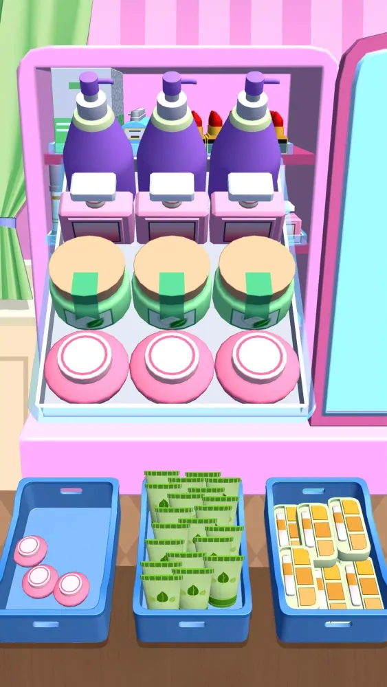 Capturas de tela do Fill Up Fridge
