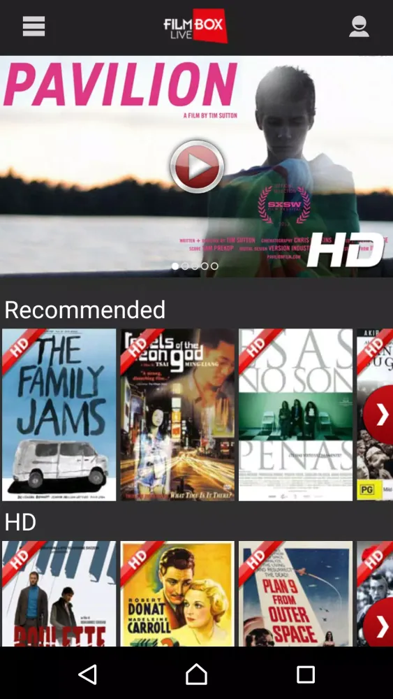 Filmbox Live Screenshots