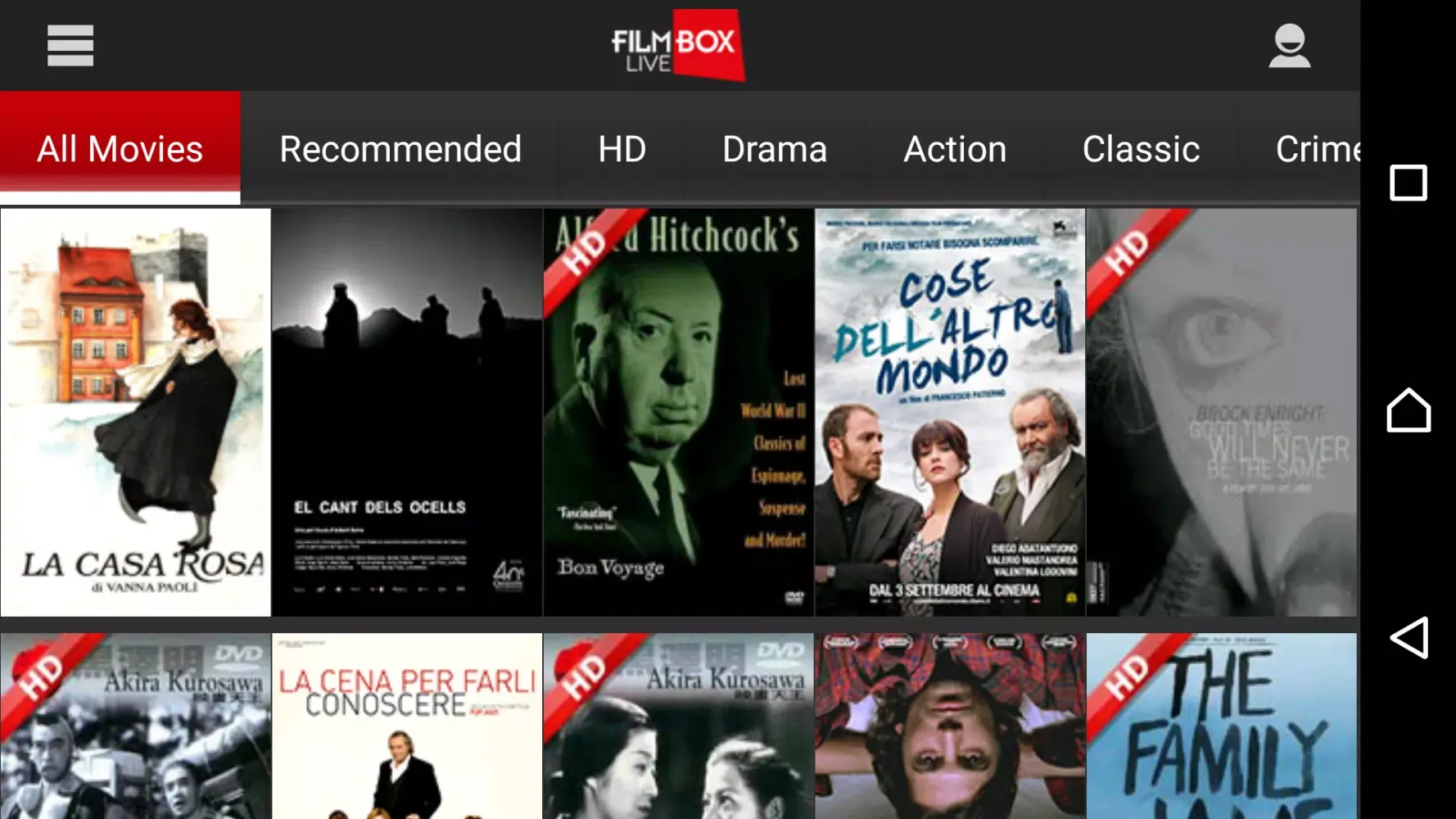 Filmbox Live Screenshots