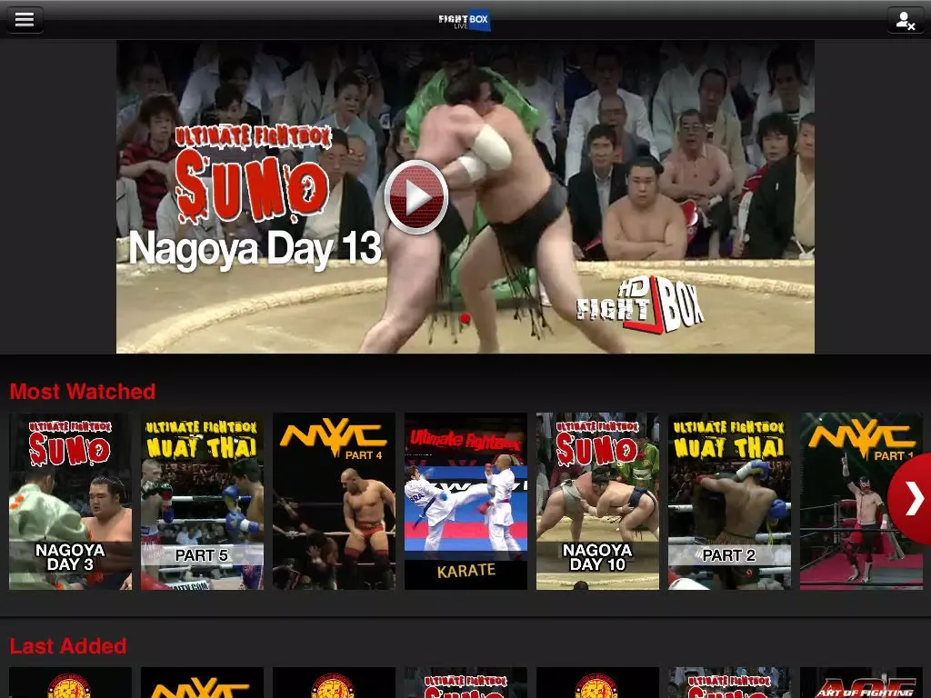 Fightbox Live iPad  Screenshots