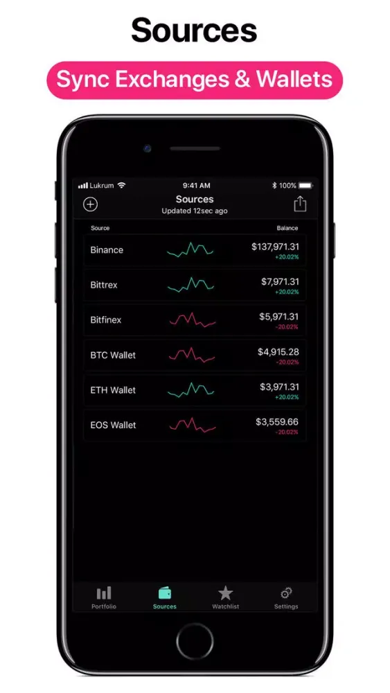 Lukrum Secure Crypto Tracker应用截图