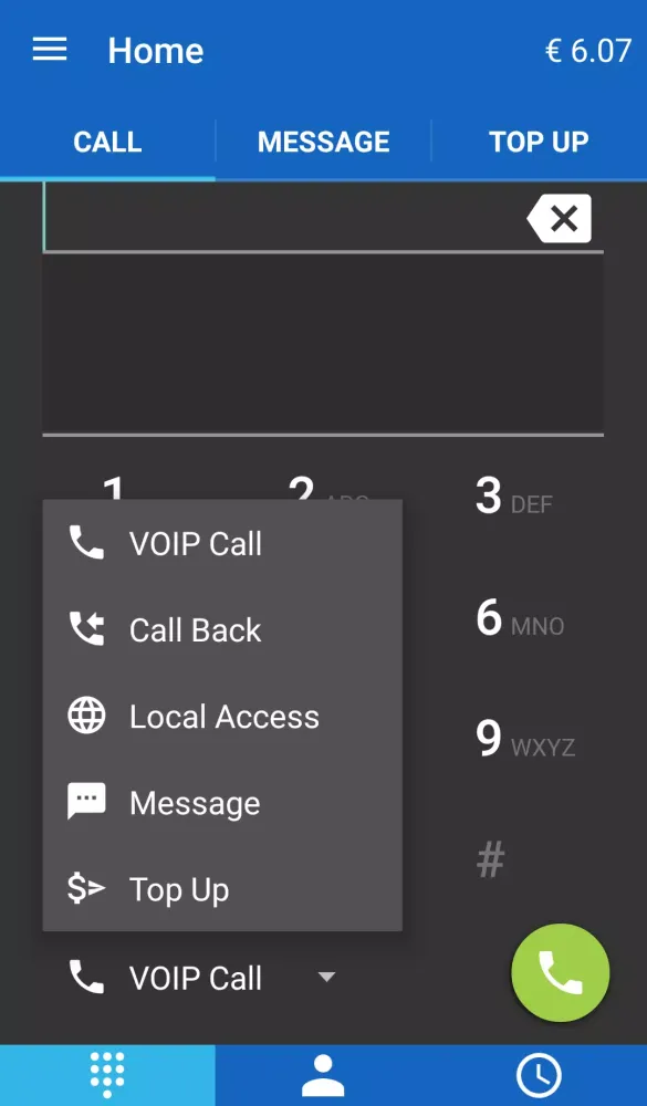 Ảnh chụp màn hình của HOTVOIP Save on calls