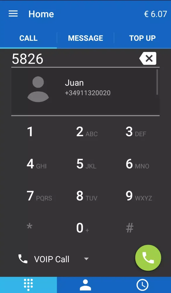 Ảnh chụp màn hình của HOTVOIP Save on calls