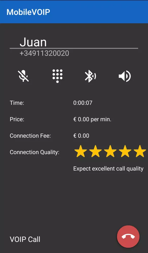 Ảnh chụp màn hình của HOTVOIP Save on calls