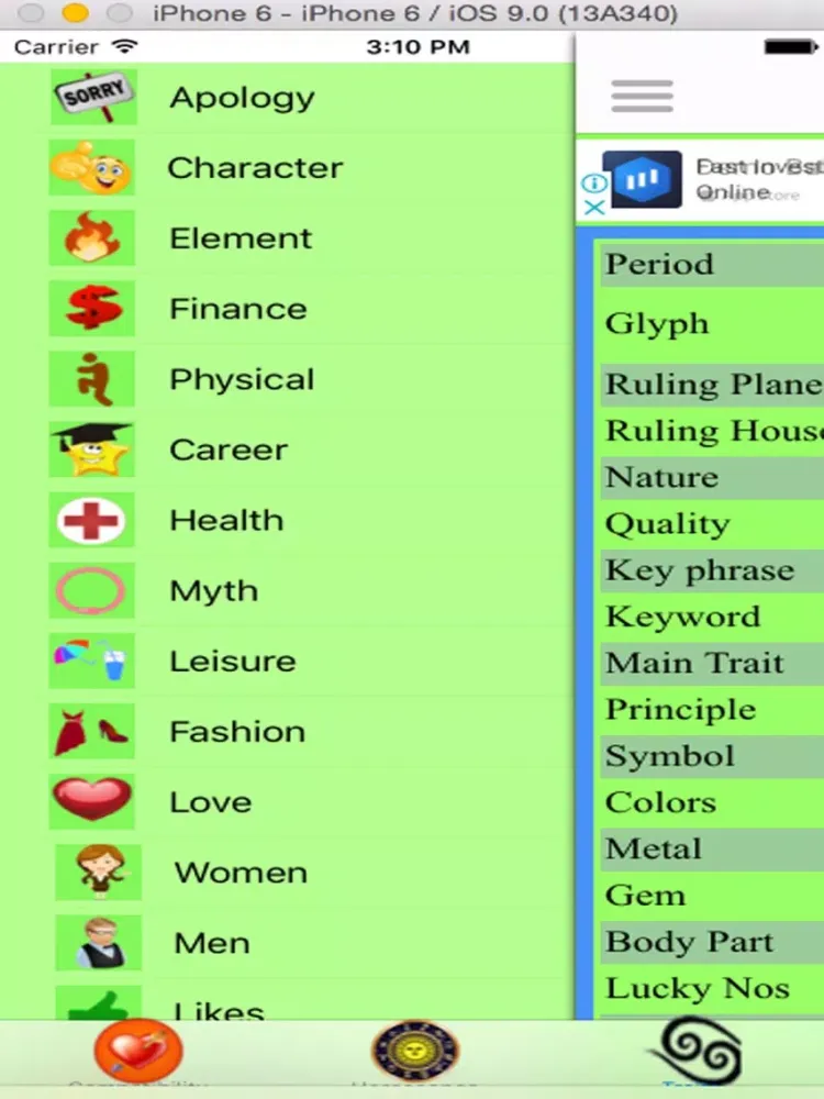 Cancer by Findyourfate.com iPad 应用截图