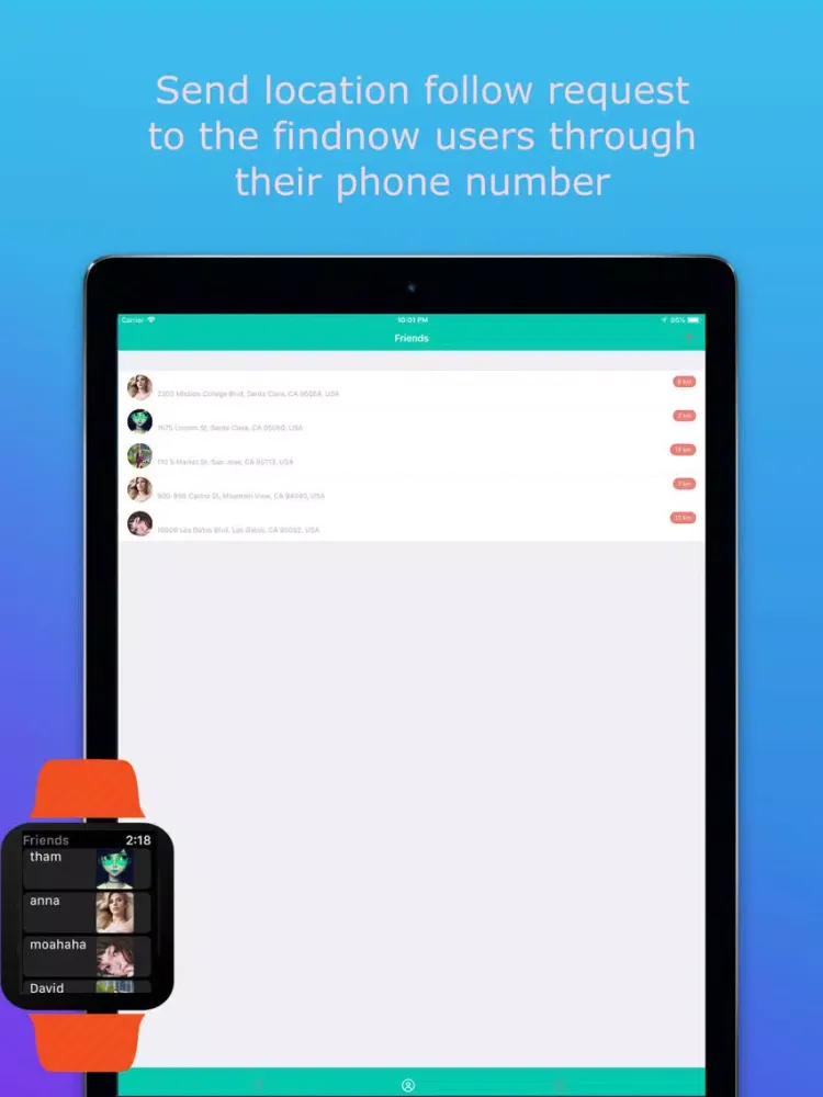 Find Friends & Family iPad  স্ক্রিনশট