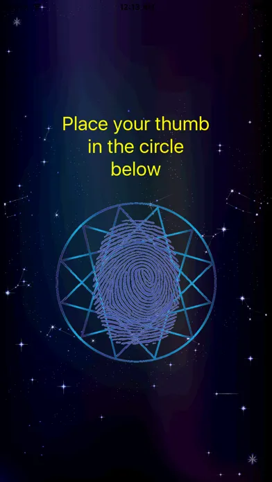 Daily Horoscope Fingerprint Scanner Ekran Görüntüleri