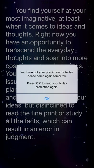 Daily Horoscope Fingerprint Scanner Ekran Görüntüleri