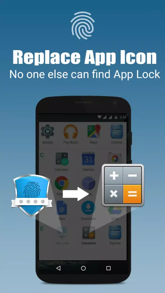Скриншоты App Lock