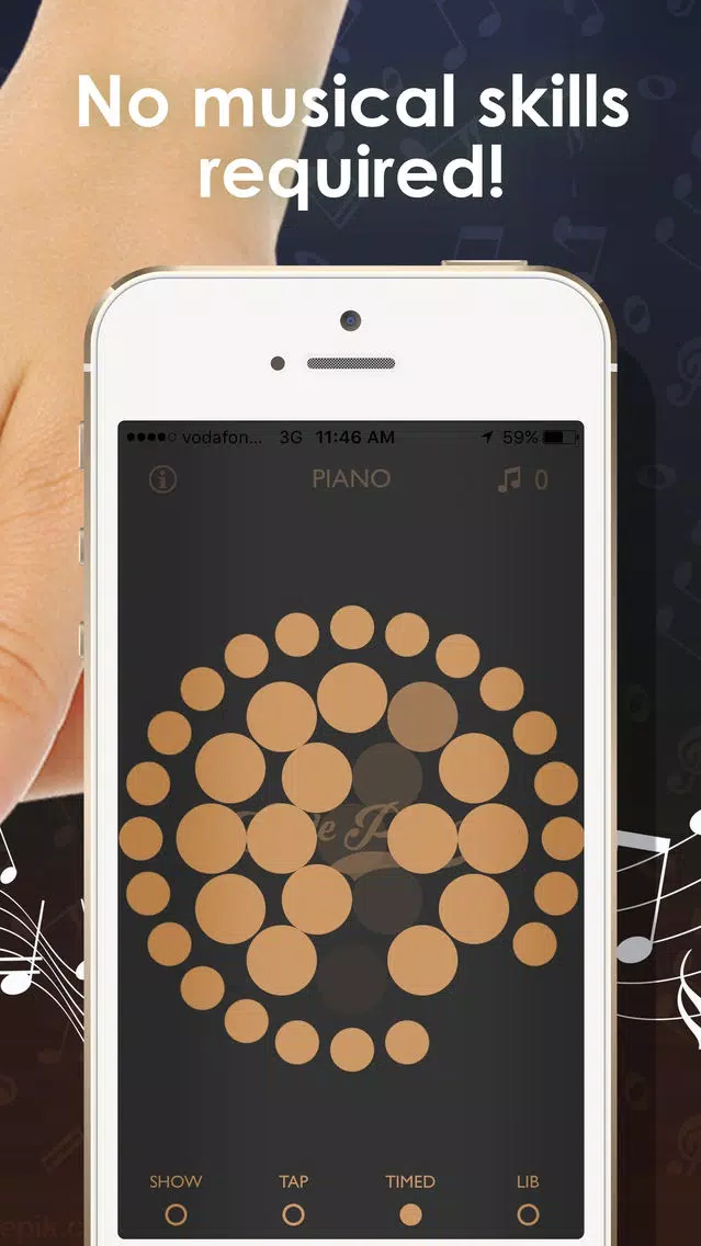 Ảnh chụp màn hình của Slide Piano – The easiest way to play