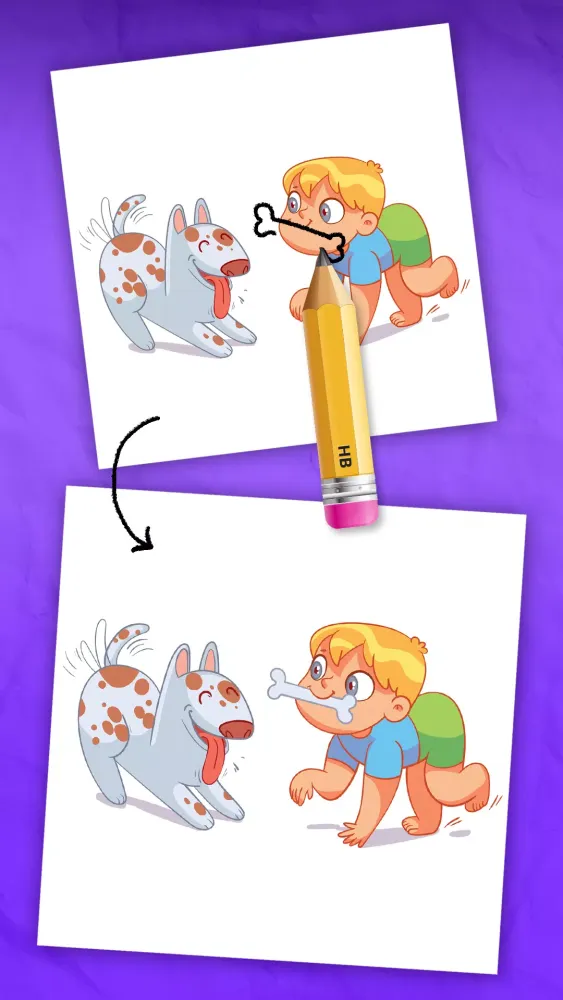 Draw one part - Puzzle game Screenshots