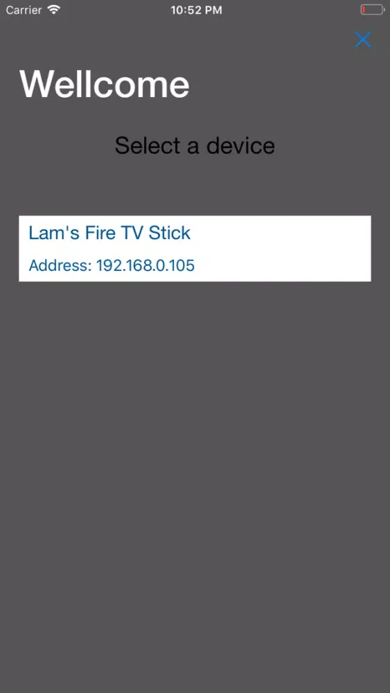 Tangkapan skrin Fire Stick TV