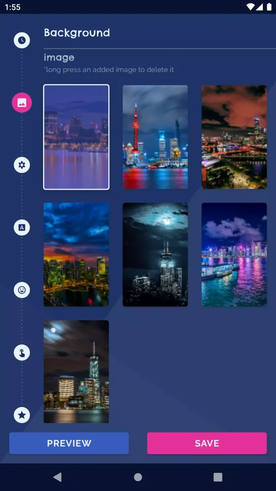 Screenshot di Fireworks Clock Live Wallpaper