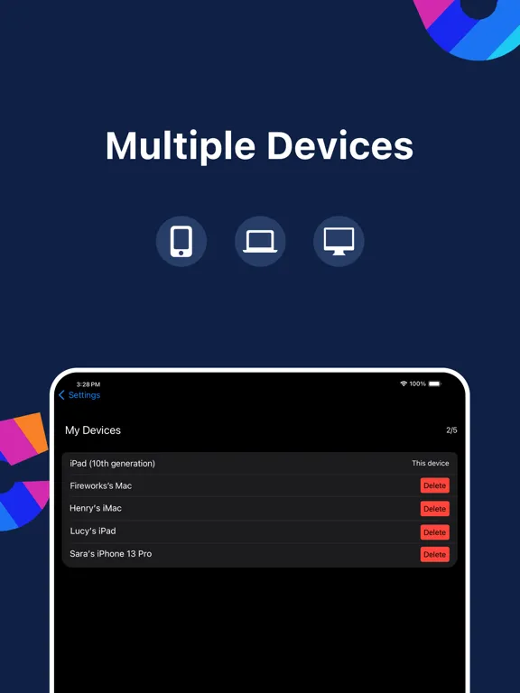 Zrzuty ekranu VPN Pro - Unlimited Best VPN iPad 