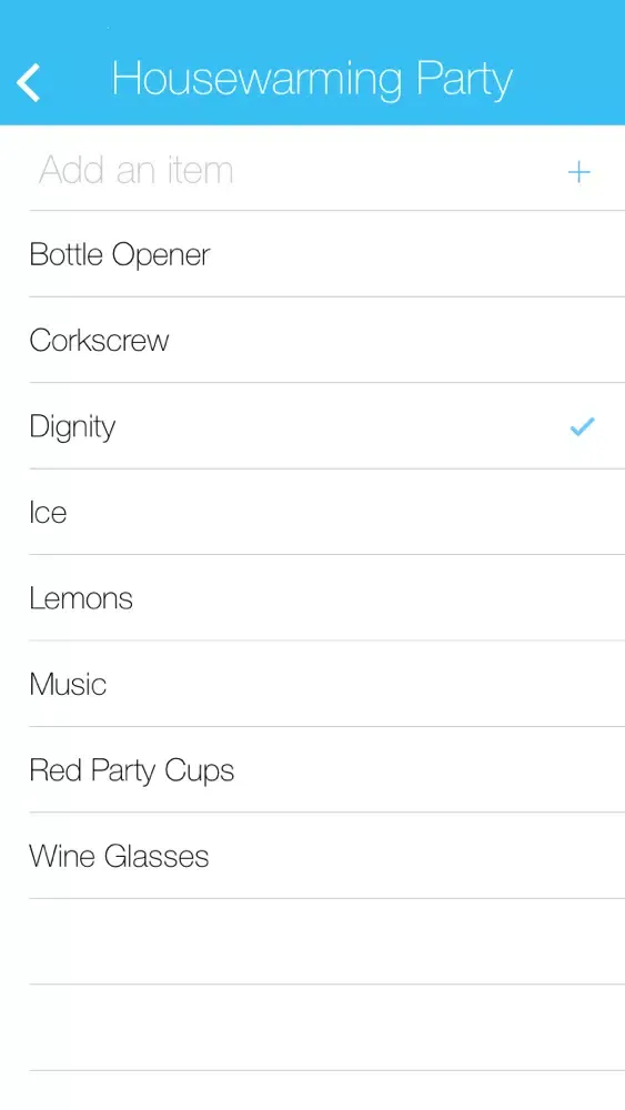 First Home Checklist Screenshots