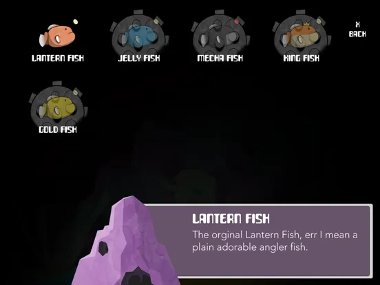 Capturas de tela do Lantern Fish iPad 