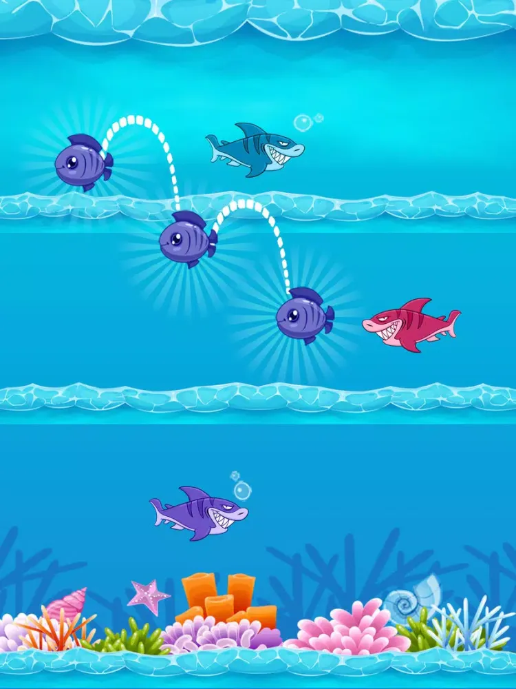 Fish Jumping and Dodge Shark iPad 應用截圖