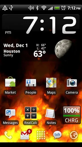 KF Flames Free Live Wallpaper Screenshots