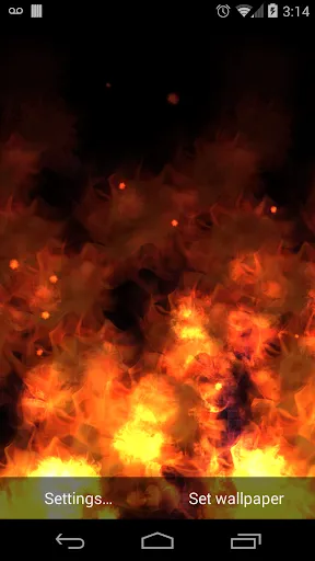 KF Flames Free Live Wallpaper Screenshots