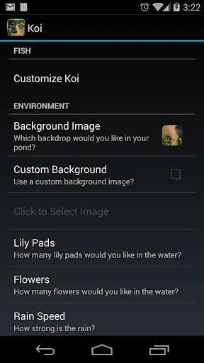 Capturas de pantalla de Koi Live Wallpaper