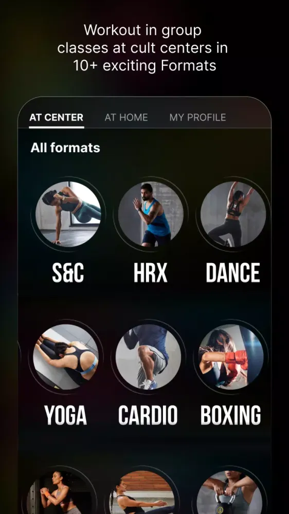 cult.fit Screenshots