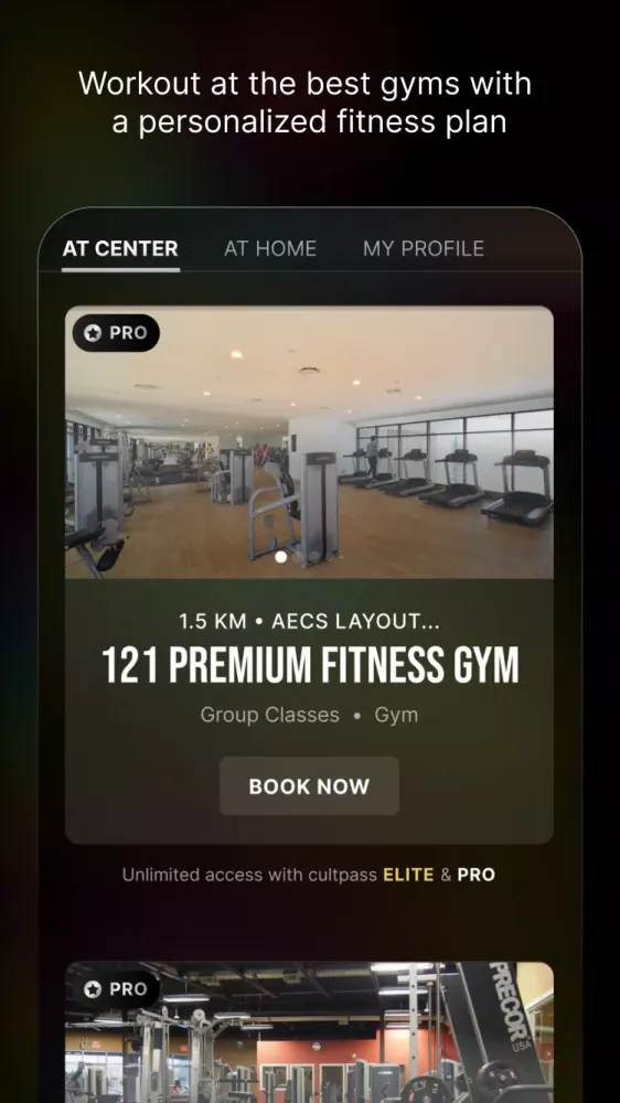 cult.fit Screenshots