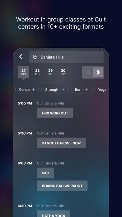cult.fit Health Fitness & Gyms Screenshots