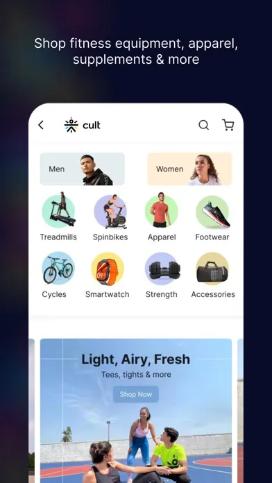 cult.fit Health Fitness & Gyms Screenshots