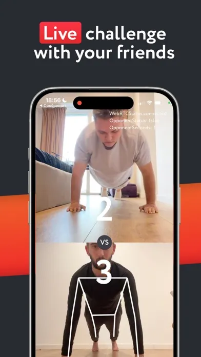 Ảnh chụp màn hình của Push Ups: Home Workout with AI