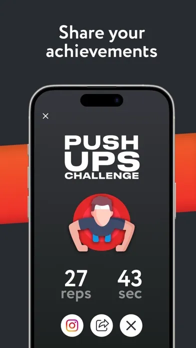 Ảnh chụp màn hình của Push Ups: Home Workout with AI