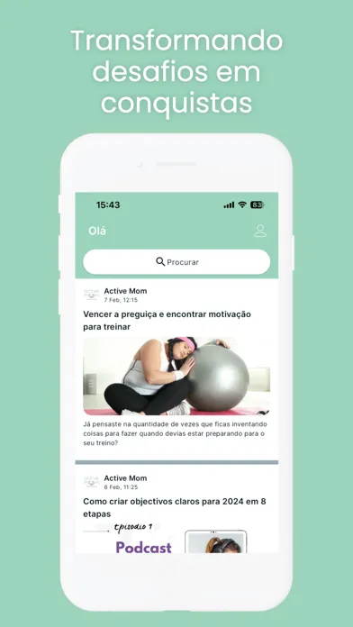 Capturas de pantalla de Active Mom