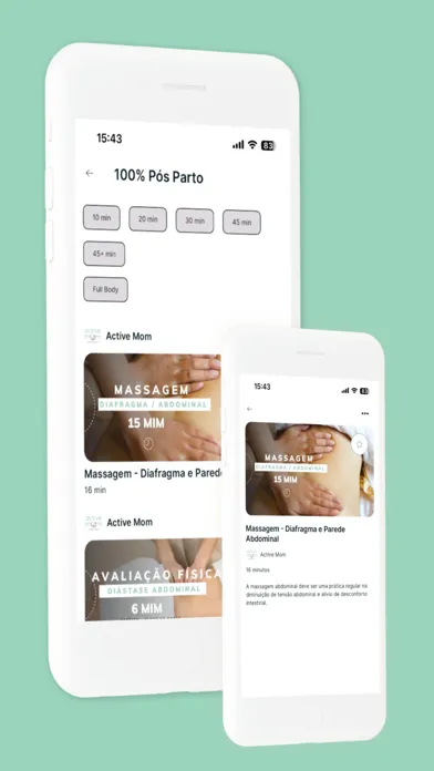 Capturas de pantalla de Active Mom