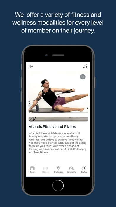 Zrzuty ekranu Atlantis Fitness and Pilates