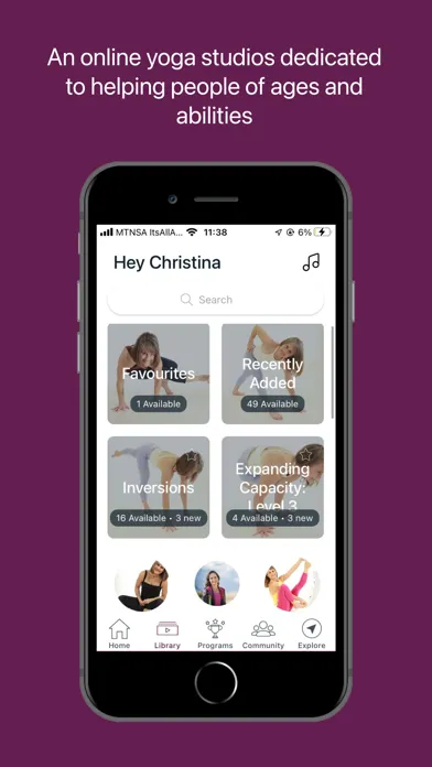 Christina Sell Yoga Online স্ক্রিনশট